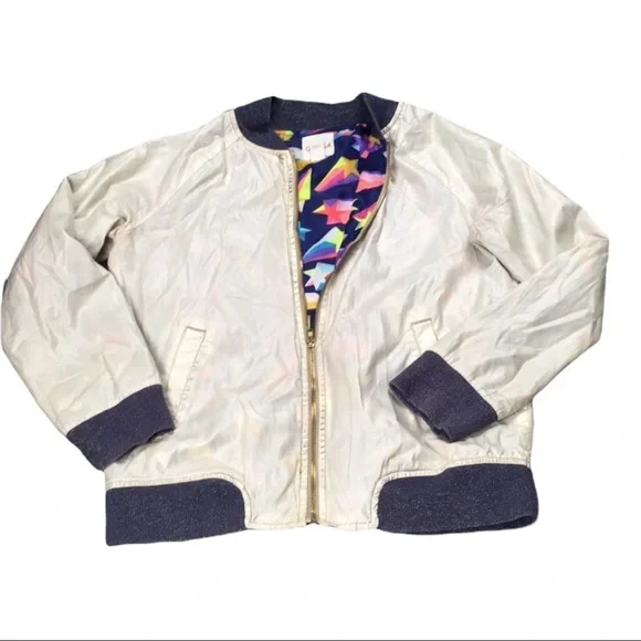 Cat & Jack Girls Windbreaker Jacket Size L (10-12) - Picture 1 of 7